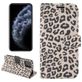 Mobigear Leopard iPhone 13 Hülle Klapphülle Geldbörse - Braun
