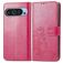 Mobigear Clover Google Pixel 10 Pro XL Hülle Klapphülle Geldbörse - Magenta