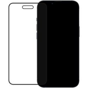 Mobilize Premium iPhone 15 Panzerglas Gehärtetes Glas Displayschutz - Hüllenfreundlich - Schwarz