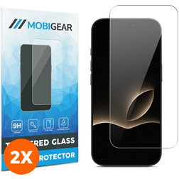 Mobigear iPhone Air Panzerglas Gehärtetes Glas Displayschutz - Hüllenfreundlich (2er Pack)