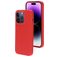 Mobiparts iPhone 14 Pro Silikon Backcover - Scarlet Red