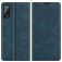 Mobigear Retro Slim Wiko Power U20 Hülle Klapphülle Geldbörse - Blau