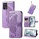 Mobigear Butterfly Realme GT Master Edition Hülle Klapphülle Geldbörse - Lila