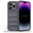 Mobigear Bumpy iPhone 15 Pro Hülle Flexibles TPU Backcover - Charcoal