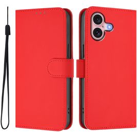 Mobigear Urban Wallet iPhone 16 Hülle Klapphülle Geldbörse - Rot