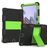 Mobigear ShieldStand Samsung Galaxy Tab A8 10.5 (2021) Hülle Kunststoff,Silikon Backcover + Ständer - Schwarz / Grün