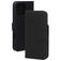 Mobiparts Wallet iPhone 16 Pro Max MagSafe Hülle Echtes Leder Klapphülle Geldbörse - Schwarz