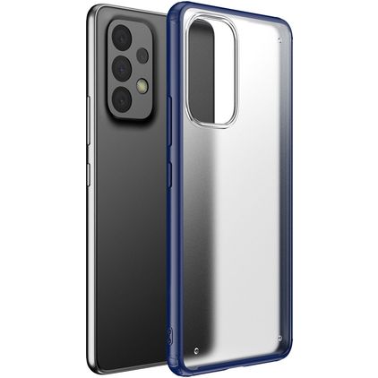 Mobigear Shockproof Samsung Galaxy A73 Hülle Hardcase Backcover Stoßfest - Dunkelblau