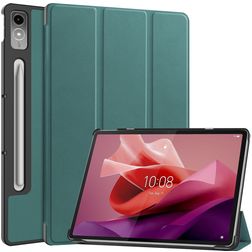 Mobigear Tri-Fold Lenovo Tab P12 Hülle Klapphülle - Grün