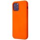 Mobigear Rubber Touch iPhone 12 Silikon Hülle Backcover - Coral