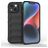 Mobigear Bumpy iPhone 15 Hülle Flexibles TPU Backcover - Schwarz