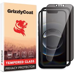 GrizzlyCoat Easy Fit iPhone 16e Panzerglas Gehärtetes Glas Displayschutz Privacy - Hüllenfreundlich + Applikator