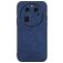 Mobigear Fabric OPPO Find X6 Hülle Hardcase Backcover - Blau