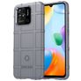 Mobigear Rugged Shield Xiaomi Redmi 10C Hülle Flexibles TPU Backcover Stoßfest - Grau