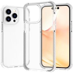 Mobigear Full Bumper iPhone 14 Pro Hülle Hardcase Backcover Stoßfest - Weiß