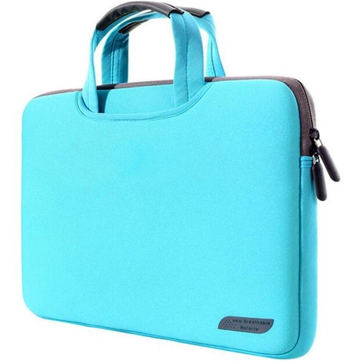Mobigear Neon Neopren Laptop Aktentasche 13 - 14 Zoll Laptoptasche + Handgriff - Türkis
