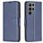 Mobigear Excellent Samsung Galaxy S23 Ultra Hülle Klapphülle Geldbörse - Blau