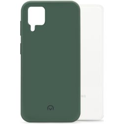 Mobilize Rubber Gelly Samsung Galaxy M12 Hülle Flexibles TPU Backcover - Matt Green