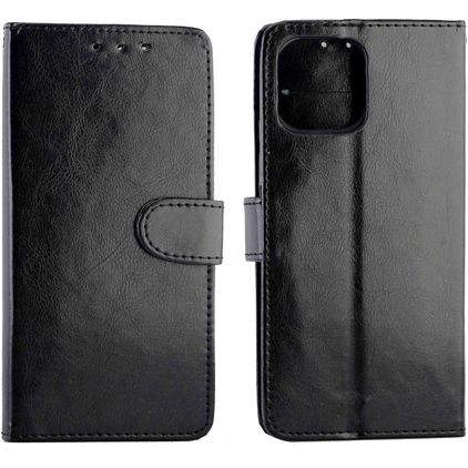 Mobigear Wallet Xiaomi Mi 11 Lite Hülle Klapphülle Geldbörse - Schwarz