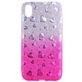Mobigear Design iPhone XS Max Hülle Flexibles TPU Backcover - Magenta