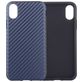 Mobigear Racing iPhone XS Max Hülle Flexibles TPU Backcover - Blau