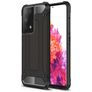 Mobigear Outdoor Samsung Galaxy S21 Ultra Hülle Hardcase Backcover Stoßfest - Schwarz