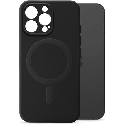 My Style Protective Flex iPhone 15 Pro MagSafe Hülle Flexibles TPU Backcover - Schwarz