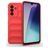 Mobigear Bumpy Samsung Galaxy A17 Hülle Flexibles TPU Backcover - Rot