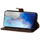 Mobigear Zipper Samsung Galaxy S20 Hülle Klapphülle Geldbörse - Braun