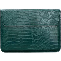 Mobigear Envelope Croco Laptop Sleeve 11 Zoll Laptop Hülle - Grün