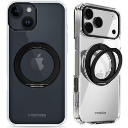 Mobilize 360 Rotating Ring iPhone 13 MagSafe Hülle Hardcase Backcover mit Ringhalter - Schwarz