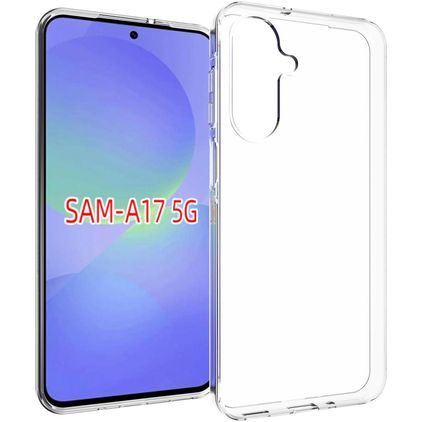 Mobigear Basics Durchsichtig Samsung Galaxy A17 Hülle Flexibles TPU Backcover - Transparent