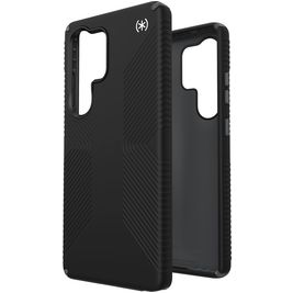 Speck Presidio2 Grip Samsung Galaxy S25 Ultra Hülle Hardcase Backcover Stoßfest - Schwarz