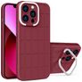 Mobigear Cube iPhone 14 Hülle Hardcase Backcover mit Ständer - Rot