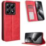 Mobigear Sensation Xiaomi 14T Hülle Klapphülle Geldbörse - Rot