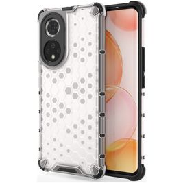 Mobigear Honeycomb HONOR 50 Hülle Hardcase Backcover Stoßfest - Weiß