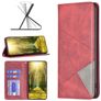 Mobigear Rhombus Slim Realme C31 Hülle Klapphülle - Rot