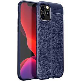Mobigear Luxury iPhone 12 Pro Hülle Flexibles TPU Backcover - Blau