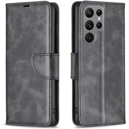 Mobigear Excellent Samsung Galaxy S25 Ultra Hülle Klapphülle Geldbörse - Schwarz