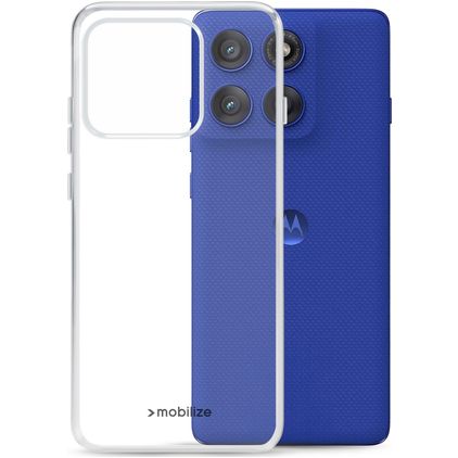 Mobilize Gelly Case Durchsichtig Motorola Edge 60 Pro Hülle Flexibles TPU Backcover - Transparent