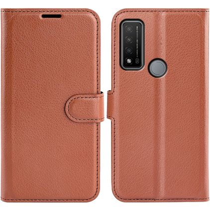 Mobigear Classic TCL 20 R 5G Hülle Klapphülle Geldbörse - Braun