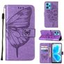 Mobigear Butterfly Realme 9 Pro Plus Hülle Klapphülle Geldbörse - Lila