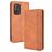 Mobigear Sensation OPPO A94 5G Klapphülle Portemonnaie - Cognac