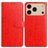 Mobigear Flowers iPhone 17 Pro Max Hülle Klapphülle Geldbörse - Rot