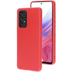 Mobiparts Samsung Galaxy A53 Silikon Hülle Backcover - Scarlet Red