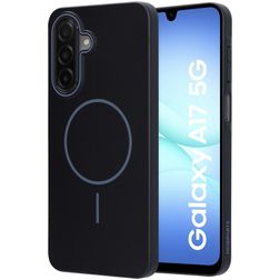 Mobiparts Slim Line Samsung Galaxy A17 MagSafe Hülle Hardcase Backcover - Onyx Black