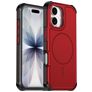 Mobigear Airbag Shockproof iPhone 17 MagSafe Hülle Hardcase Backcover Stoßfest - Rot