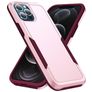 Mobigear Heavy Armor iPhone 14 Pro Max Hülle Hardcase Backcover Stoßfest - Pink / Lila