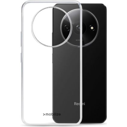 Mobilize Gelly Durchsichtig Xiaomi Redmi A3 Hülle Flexibles TPU Backcover - Transparent