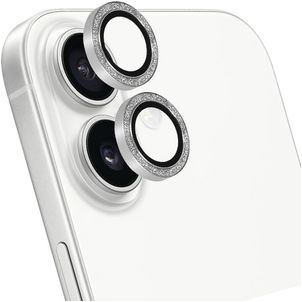 Mobiparts iPhone 17 Panzerglas Gehärtetes Glas Kameralinsen Schutz - Hüllenfreundlich - Silber